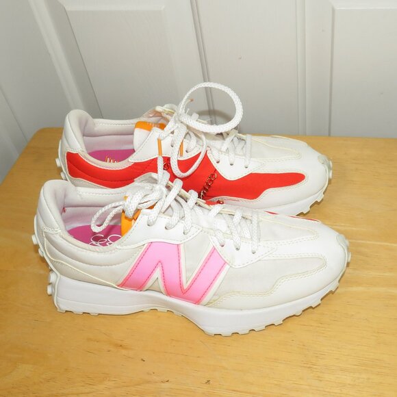 New Balance Coco Gauff x 327 White Pink N Impulse Women's Size 8.5 B - Picture 7 of 12